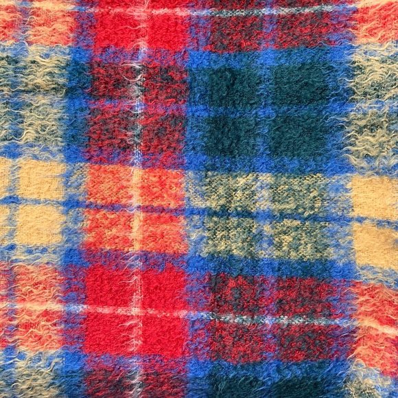 VTG Buchanan Mohair Genuine Clan Tartan 71" x 46" - Picture 9 of 11
